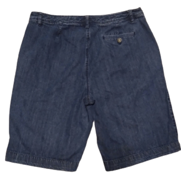 Vintage 90's Liz Claiborne Audra Plus Size Denim Bermuda Jean Shorts Siz… - Picture 2 of 13
